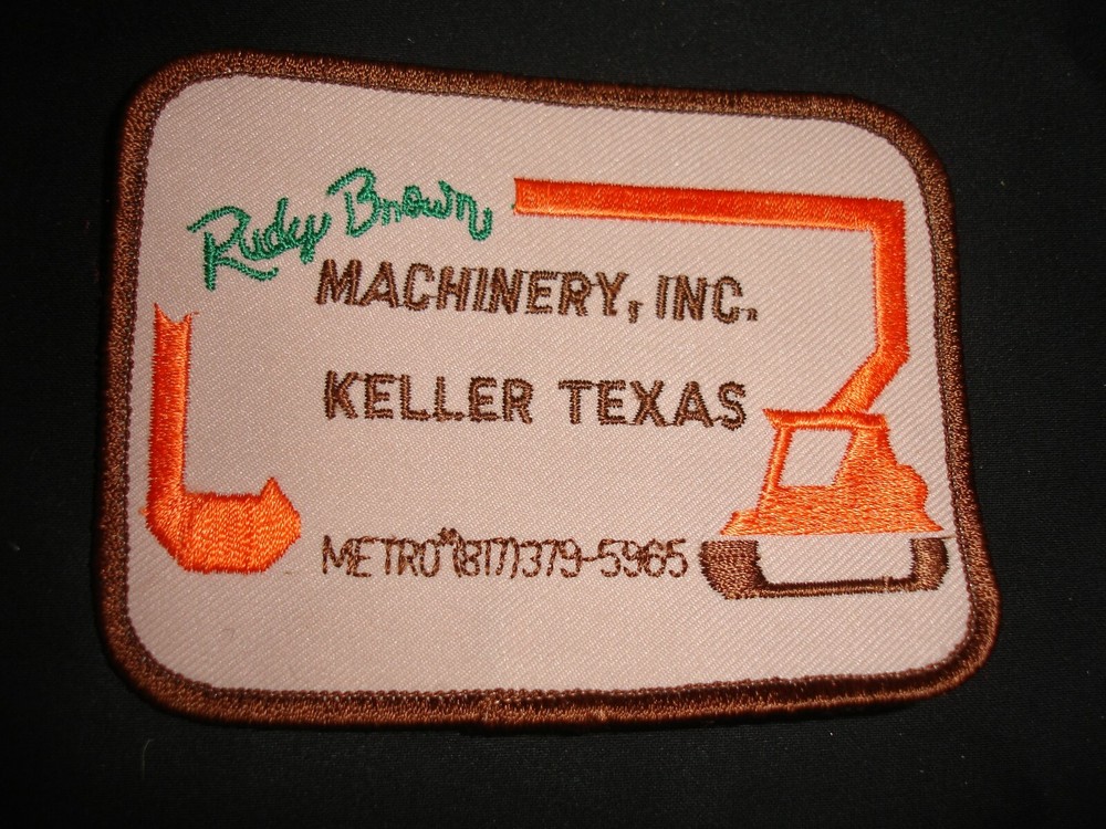 Construction related vintage advertising patch collection