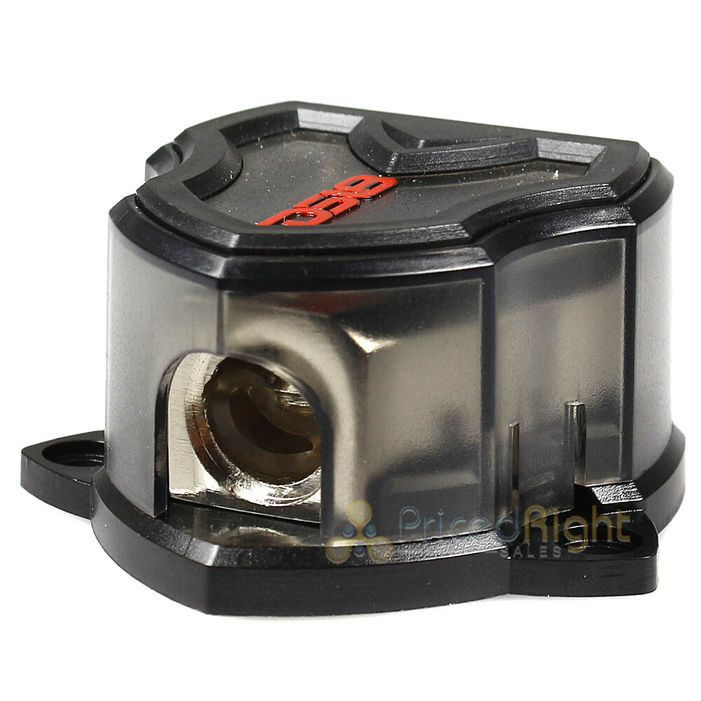 DS18 0 Gauge to 4 gauge 3 way Set Screw Ground Distribution Block AWG DB1034