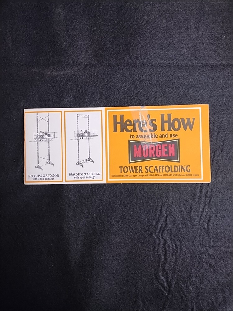 Morgen Tower Scaffolding Manual