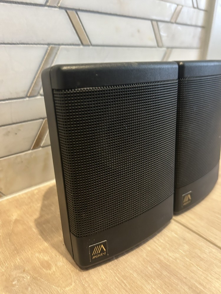 Vintage ADVENT Speakers - Mini Black 5.5”