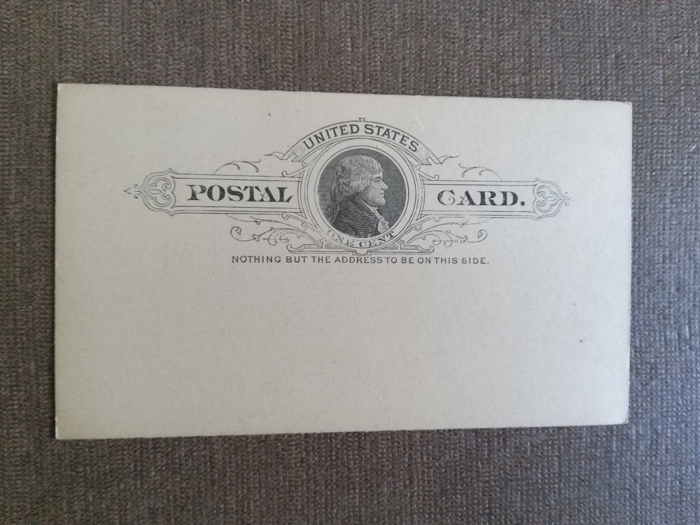 US Postal Cards c. 1885 - 1935