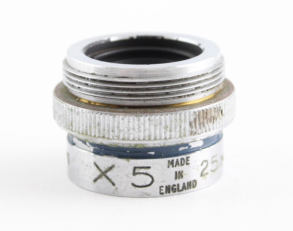 GS England 25mm 5x 0.15 Microscope Objective