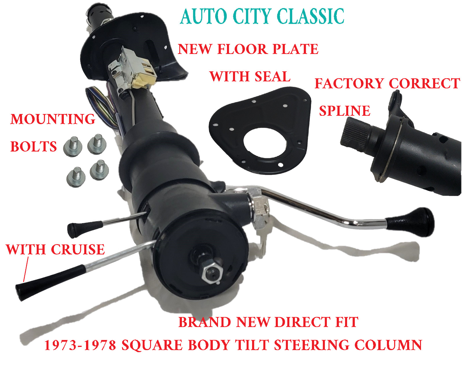 Tilt Steering Column 1973 - 1978 C10 K10 C20 K20 Chevrolet GMC Pickup Truck