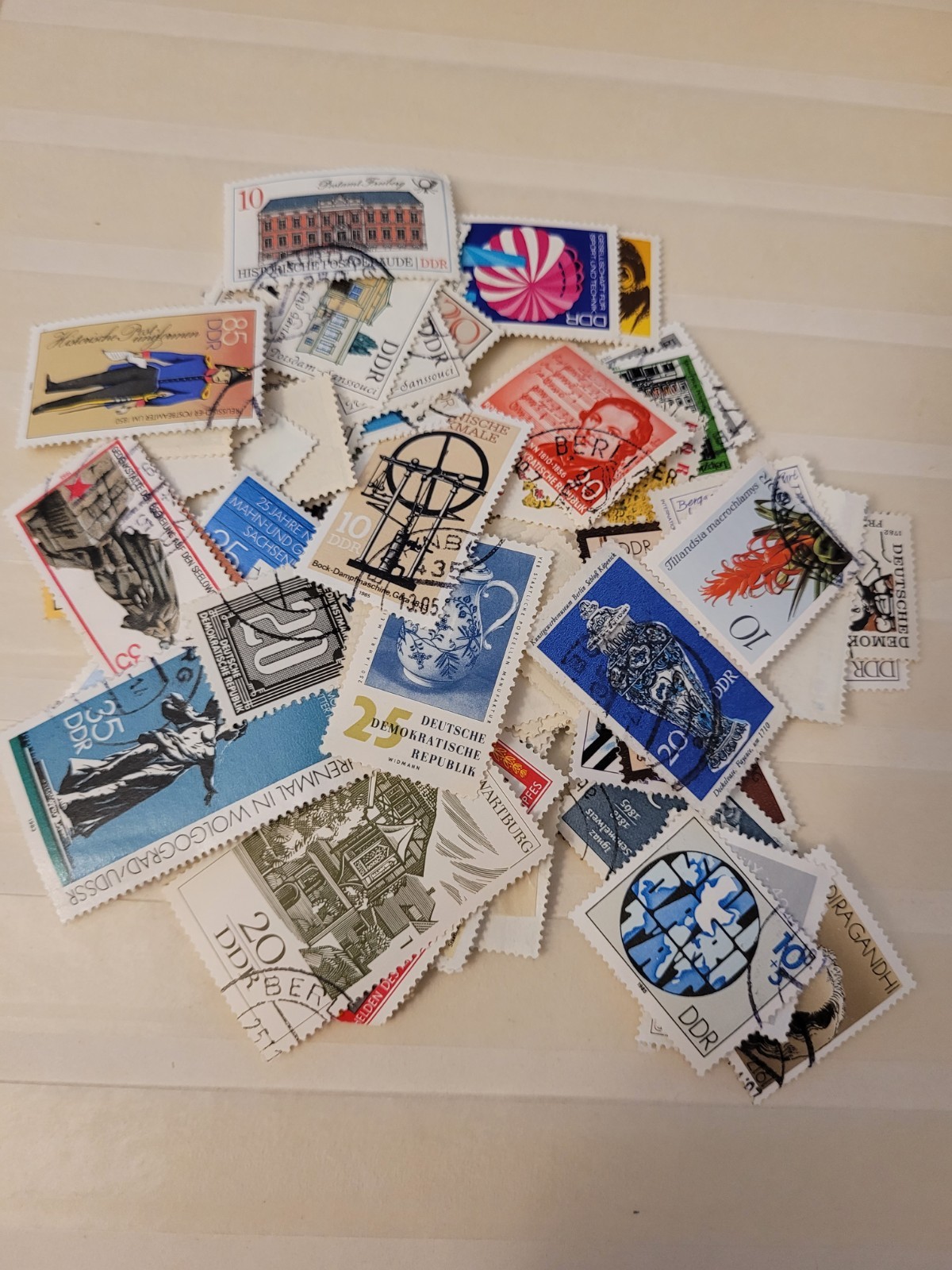German Stamps Collection * 108 Stamps * DDR  * East Germany * #19 *