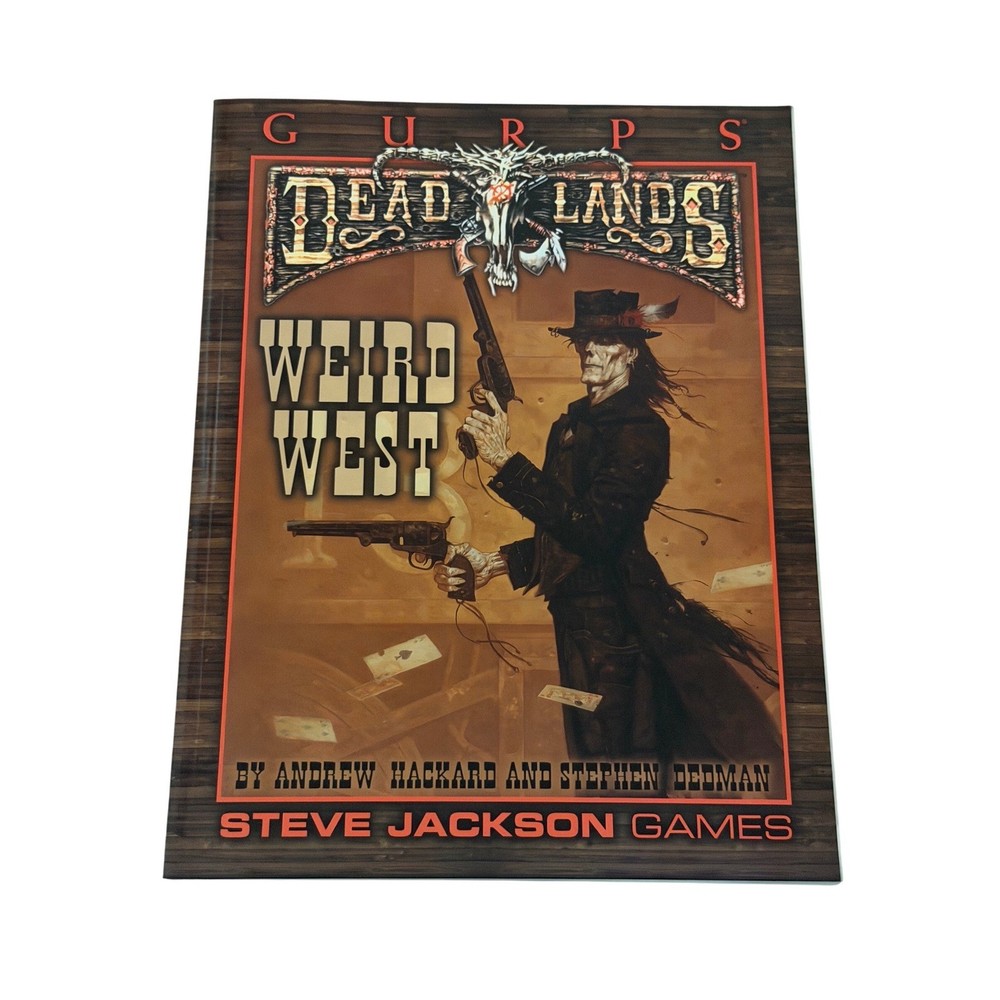 GURPS Deadlands Weird West RPG Book Paper Back