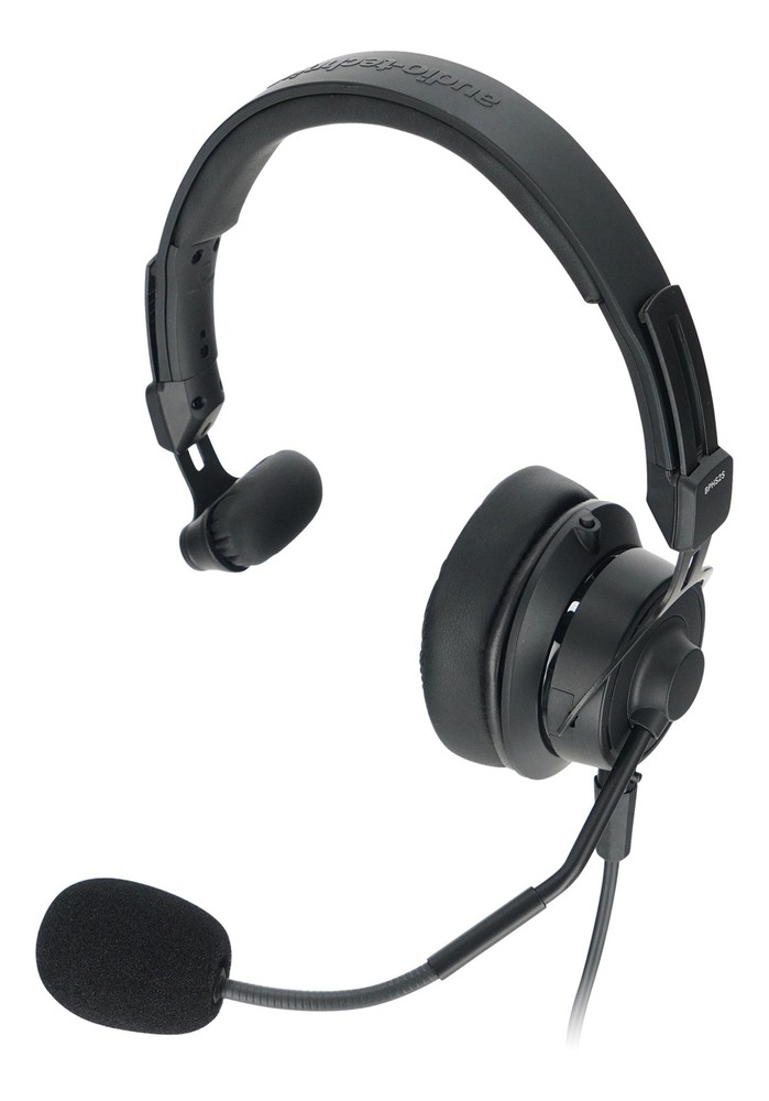 Audio Technica BPHS2Sa-XF4 Single-Ear Broadcast Headset w/ 4-Pin XLRF+Backpack