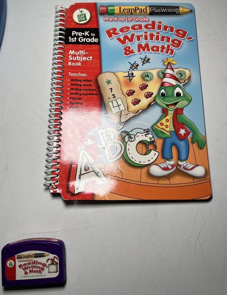Leappad Pluswriting Reading Writing & Math Book And Cartridge