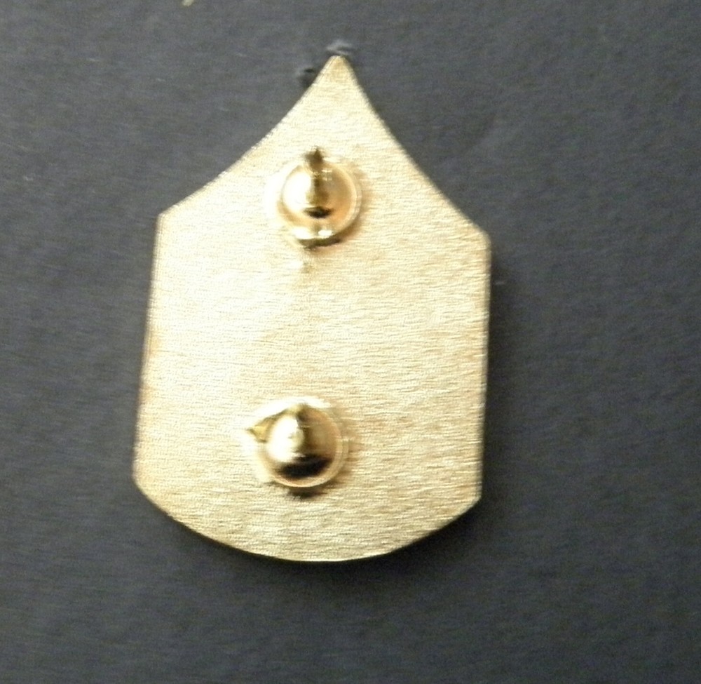 Marine Corps Marines E-5 Sergeant Rank Lapel Pin 3/4 x 1 inch USMC