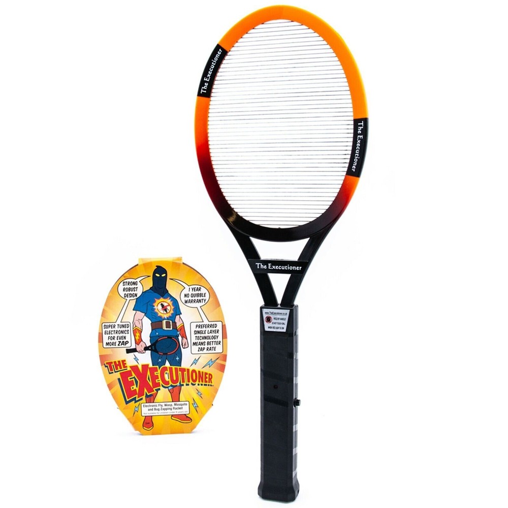 Electric Bug Zapper Racket Fly Wasp Mosquito Pest Insect Killer The Executioner