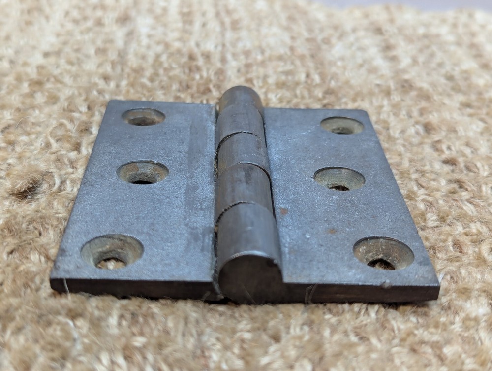 3" x 3 1/2" Antique Cast Iron Butt Hinge Door Hardware