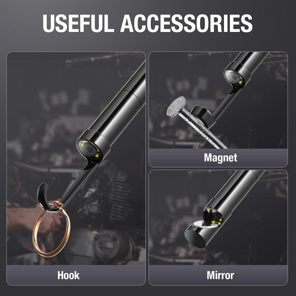 Teslong 50FT USB-C Borescope Camera with Light, Only Compatible with iPhone 15/1