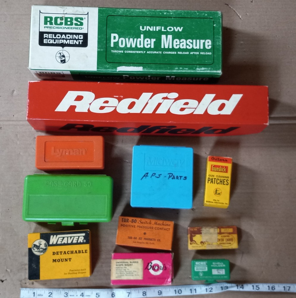 Lot of 11 Misc. Empty Boxes, (boxes are empty) - Used