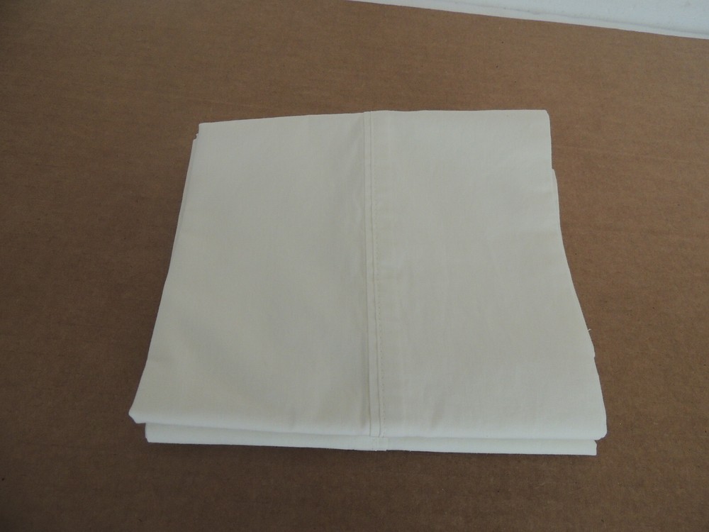 pillowcase standard WHITE solid 100% cotton pair 200 COUNT M/PALESTINE