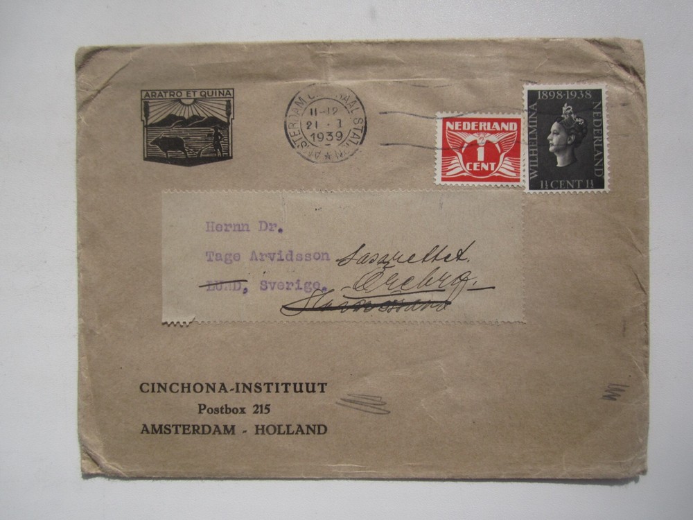 1939 NETHERLANDS COVER