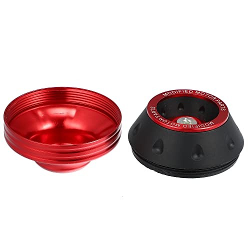 Pair Motorcycle Wheel Front Fork Frame Sliders Falling Protection Universal Red