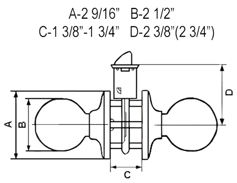 Privacy Brushed Nickel Egg Oval Shape Handle Knobs Door Lock Bedroom Bathroom