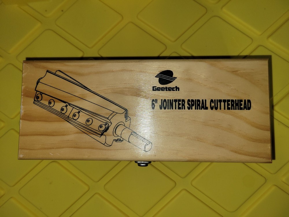 Geetech 6" Jointer Spiral Cutterhead