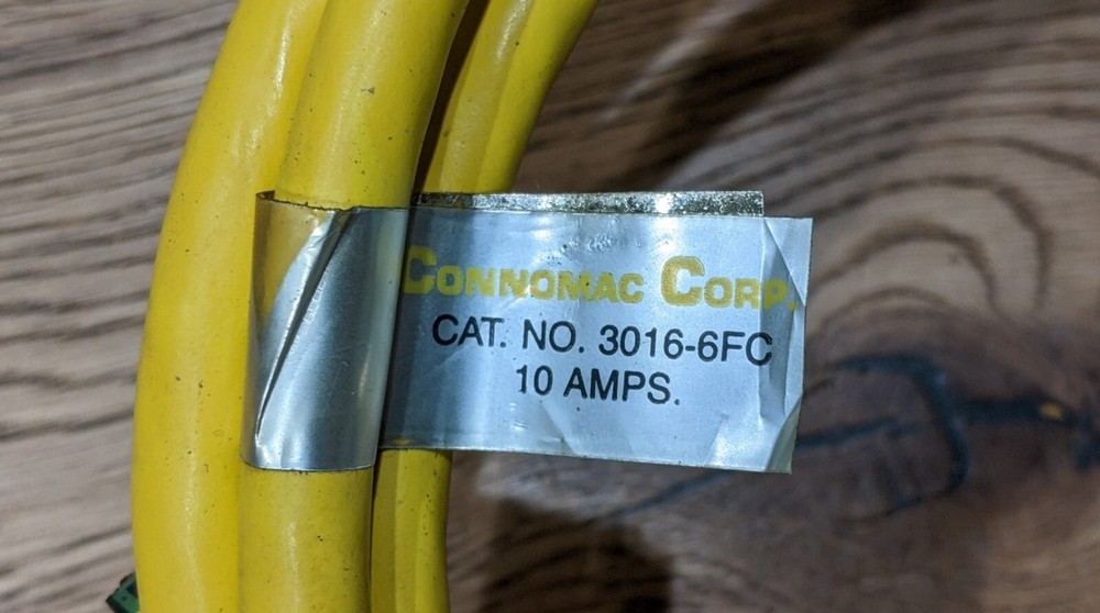 Connomac Corp Cable (3016-6FC) Minni-Mac Connector w/Conno-Flex Cable