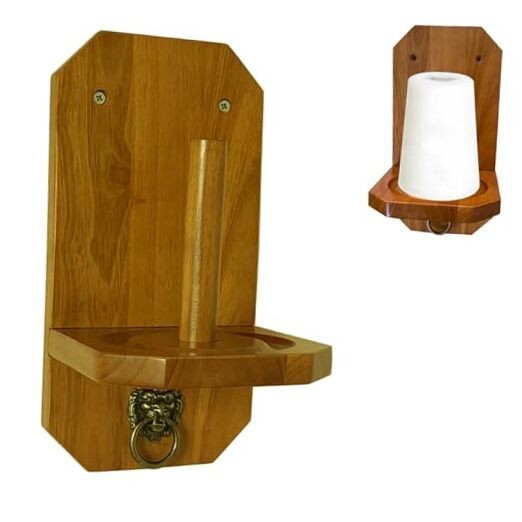 Wall Mounted Hand Chalk Holder Holder, Pool Table Accessory, Solid Wooden Cone