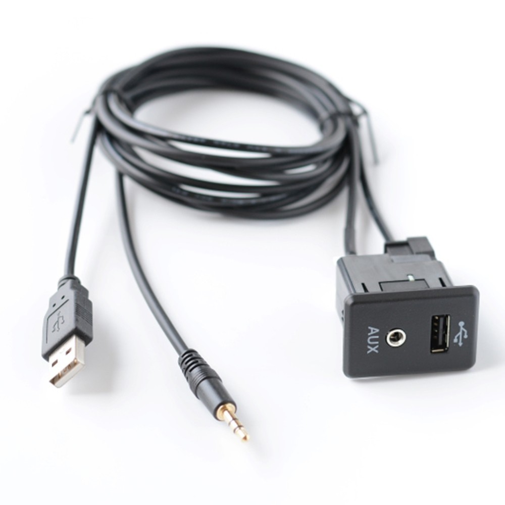 280234BA0B AUX Socket + USB Cable for Nissan Frontier Rogue and Altima Models