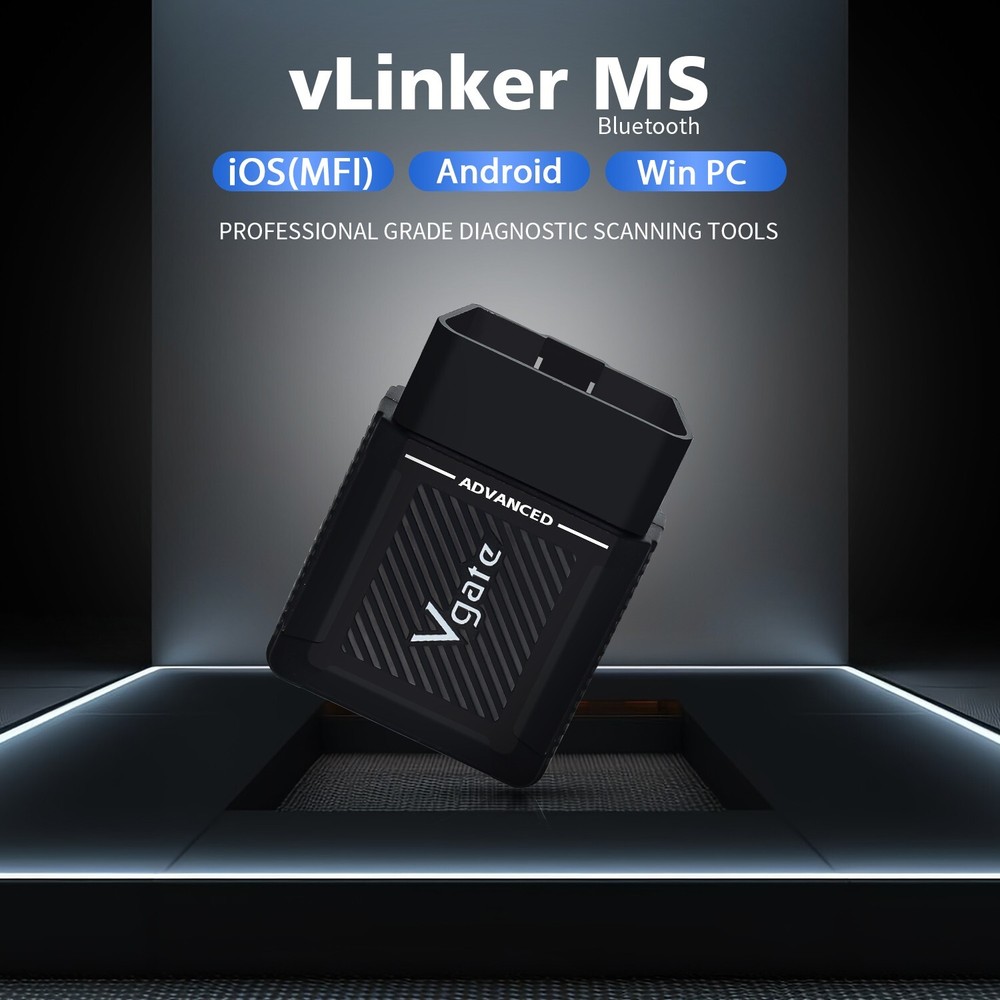 Vgate vLinker MS BT3.0 OBD2 Car Diagnostic Scanner Code Reader IOS/Android/PC
