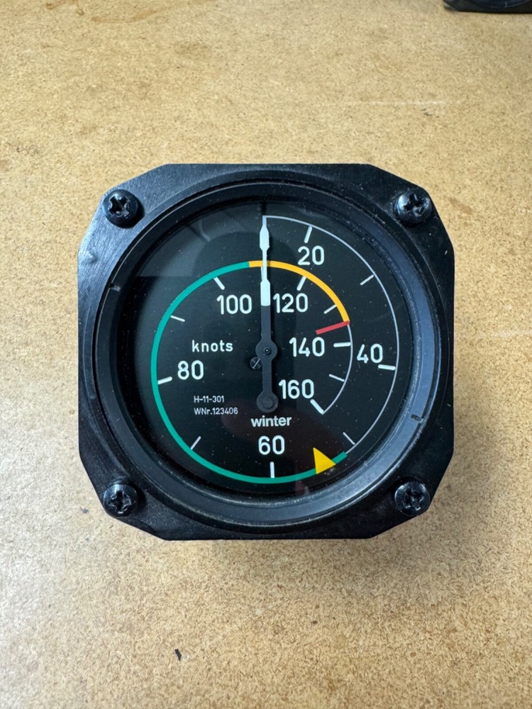 Winter 6FMS423 Airspeed indicator