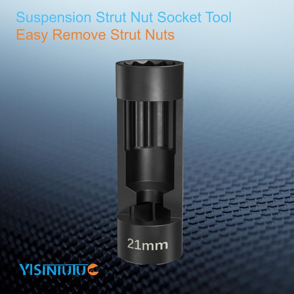 Suspension Strut Socket Tool - 12 Point 1/2" Drive Nut Socket for Easy Remova...
