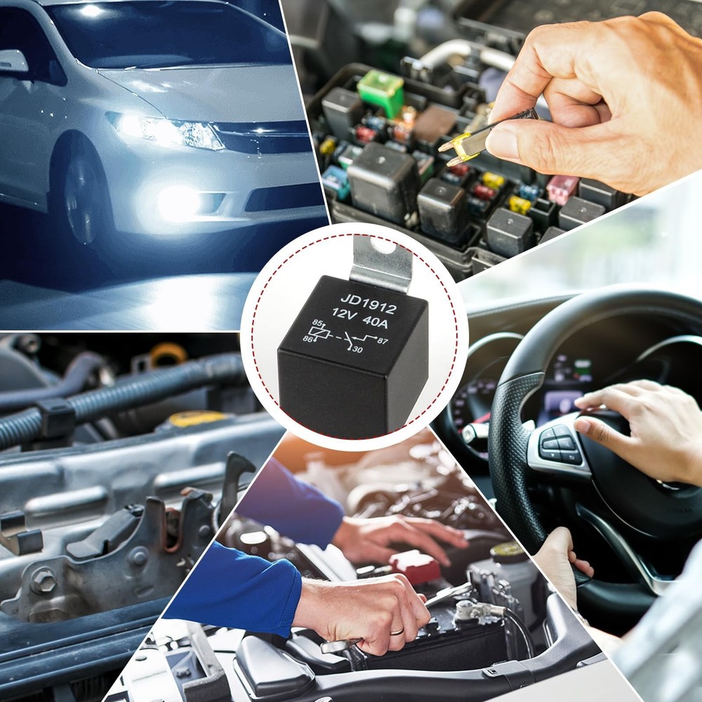 Main Relay Conversion Kit Compatible with 92-01 Civic, With Brown Switch