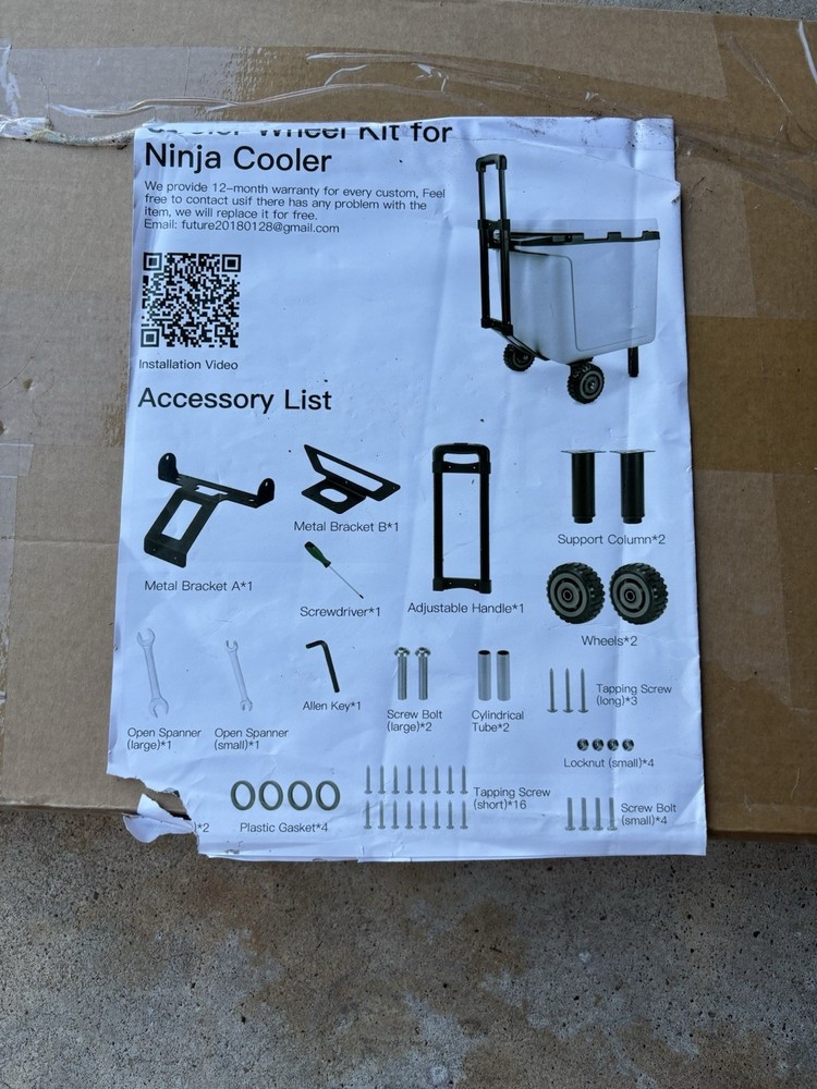 Cooler Wheel Kit For Ninja Cooler