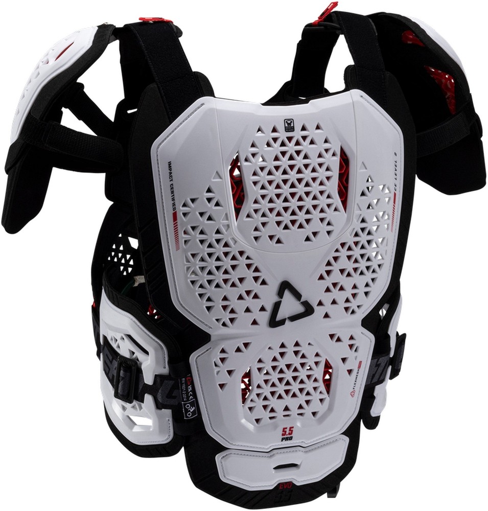 Leatt 5.5 Pro EVO Chest Protector White