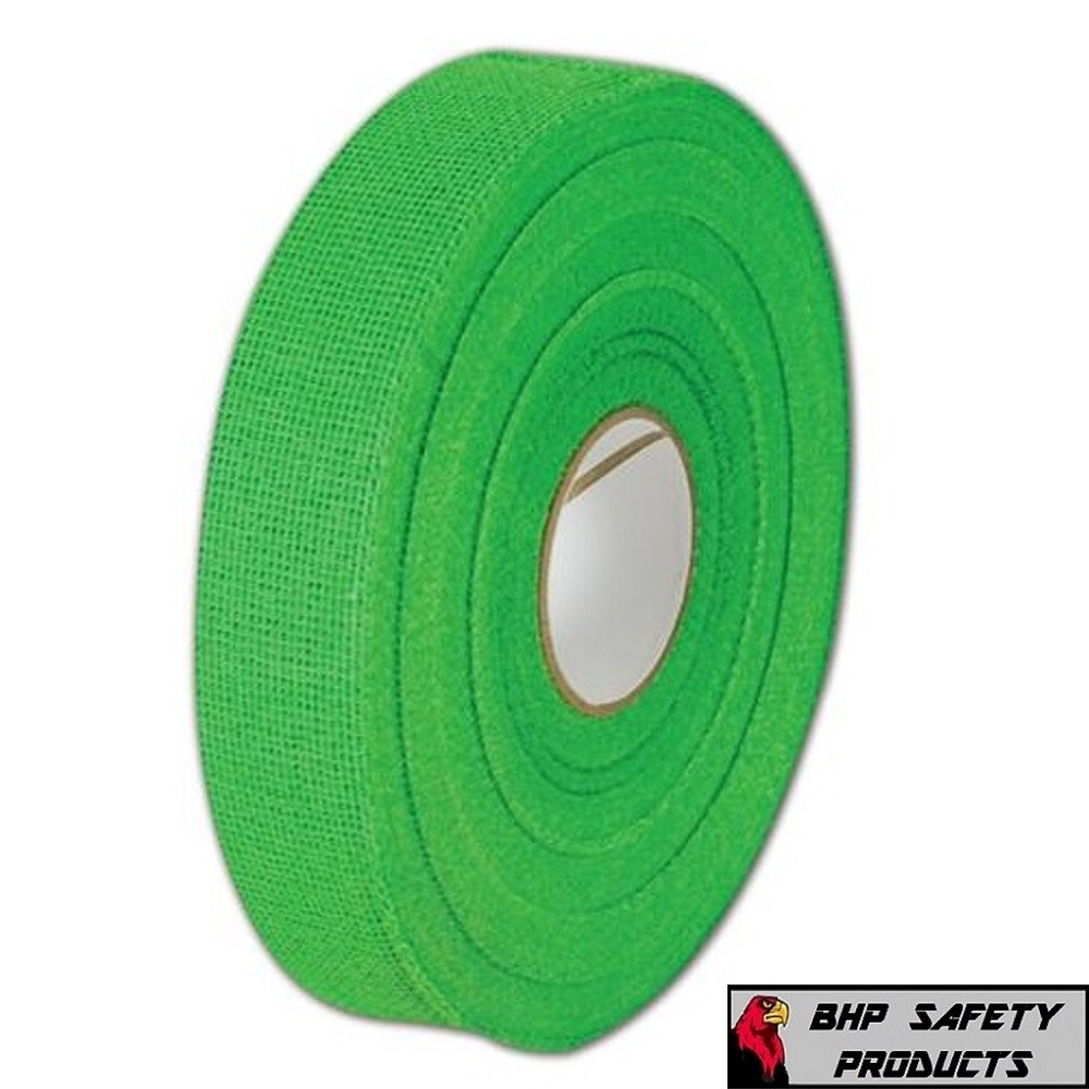 BANTEX COHESIVE GAUZE SAFETY FINGER TAPE GREEN 3/4" X 30 Yd. #1230 (5 ROLL PACK)