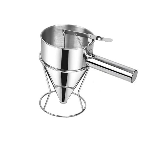 20 OZ Multi-Functional Pancake Batter Dispenser, Multi-Caliber Stainless 600ml