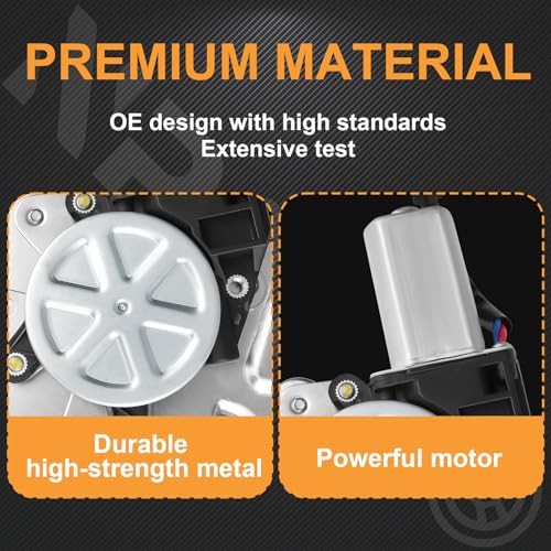 Front Driver Side Power Window Regulator with Motor Replacement for 2000 2001