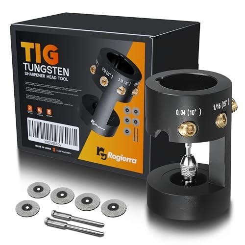 TIG Welding Electrode Sharpener Tool, Multi-Angle Design, 4 Cut-Off Slots