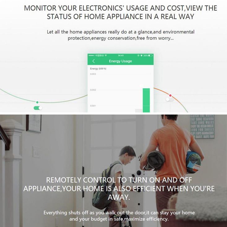 Brand New Mini WiFi Smart Remote Control Timer Switch Power Socket (Maroon)