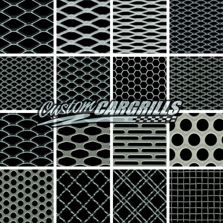 CCG UNIVERSAL GRILL MESH BIG SAMPLE PACK - 3" x 3" - 16 PIECE - SILVER