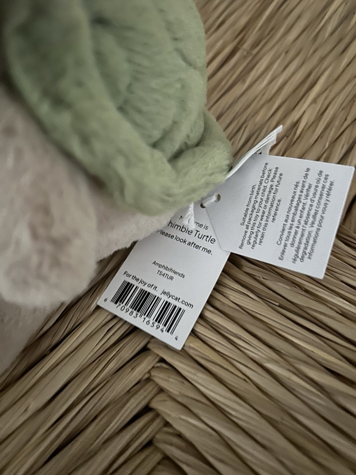 Jellycat Thimble Turtle - Authentic - BNWT - Fast Ship