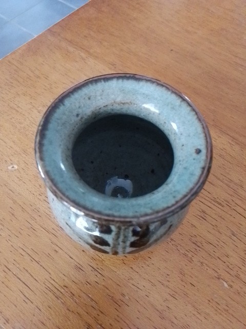 Handcrafted. Cute Pot.