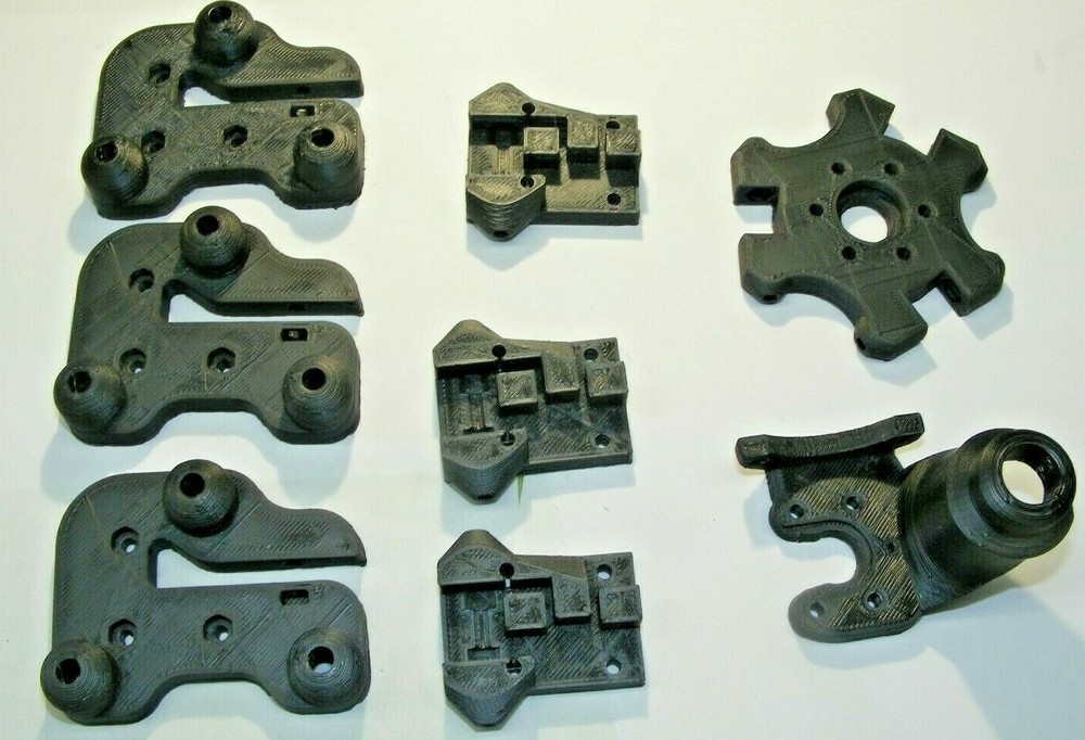 KOSSEL PLASTIC SET EFFECTOR ROLLER SLIDER CARRIAGES SENSOR MOUNT 3D USA