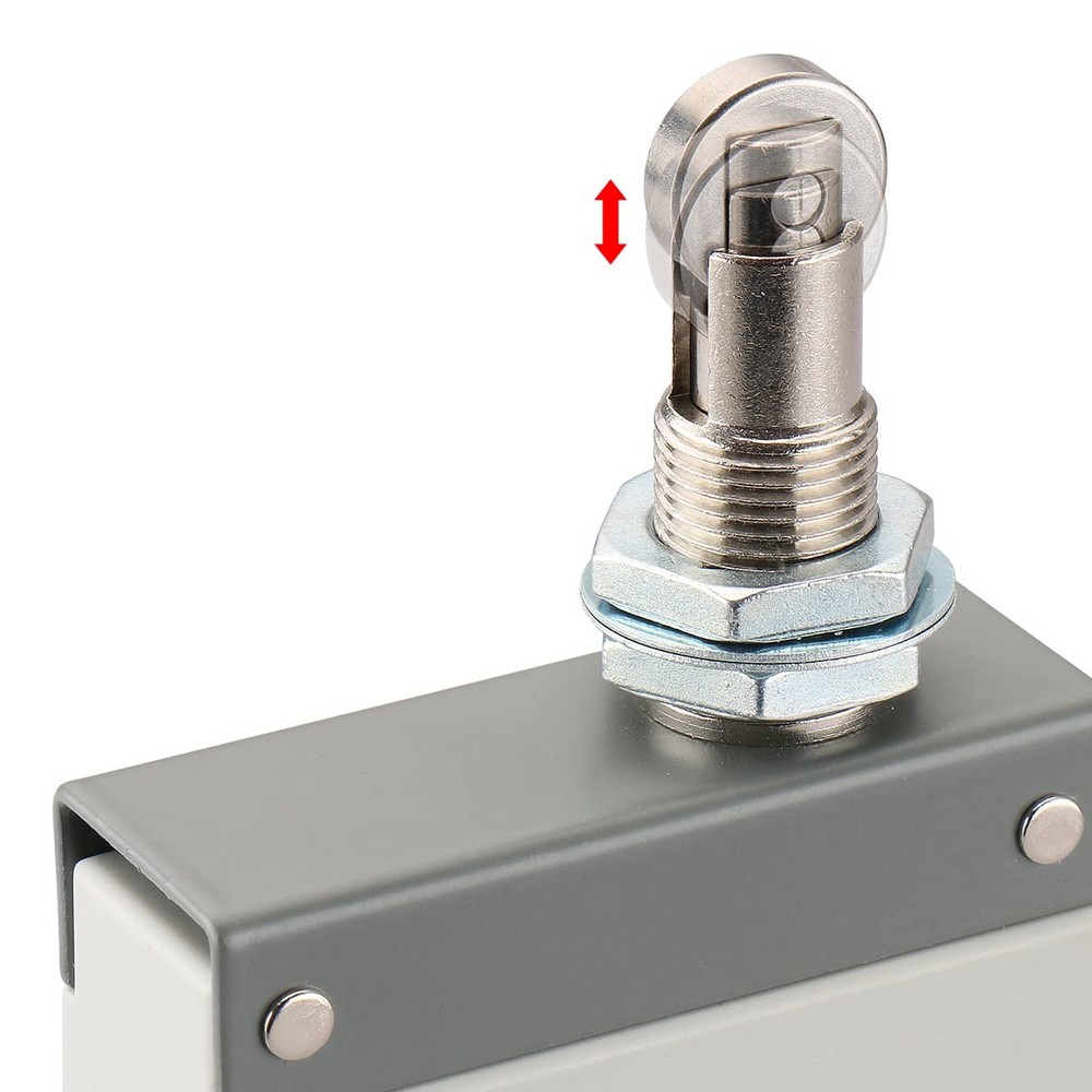 Baomain Limit Switch Panel Mount Roller Plunger Momentary Type SPDT 1NC+1NO...