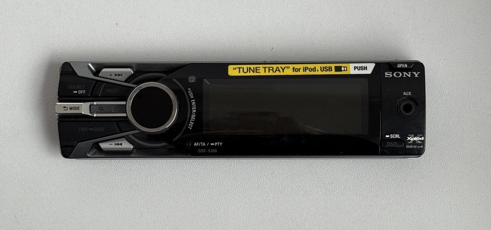 Sony DSX-S100 Car Stereo Replacement Face Front Panel