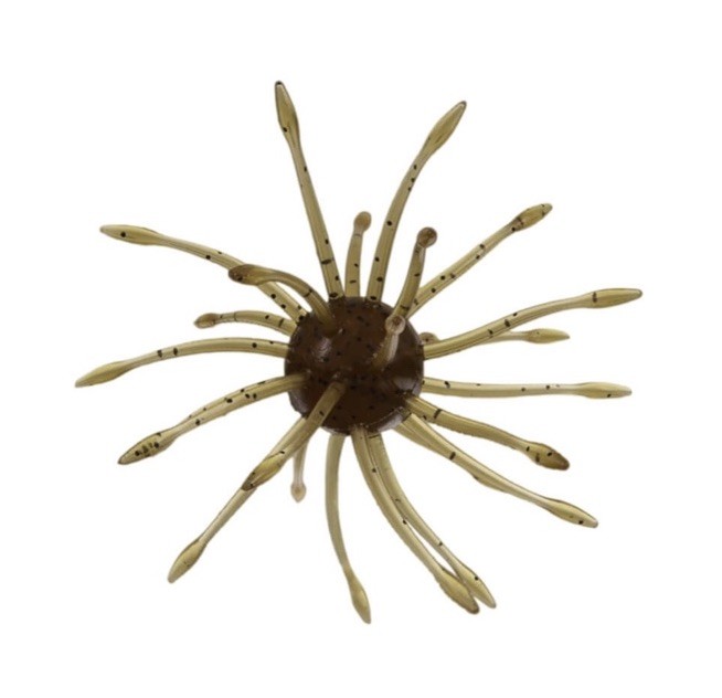 Yamamoto Baits Uni Urchin Green Pumpkin Black Flake TPE Soft Lure #297