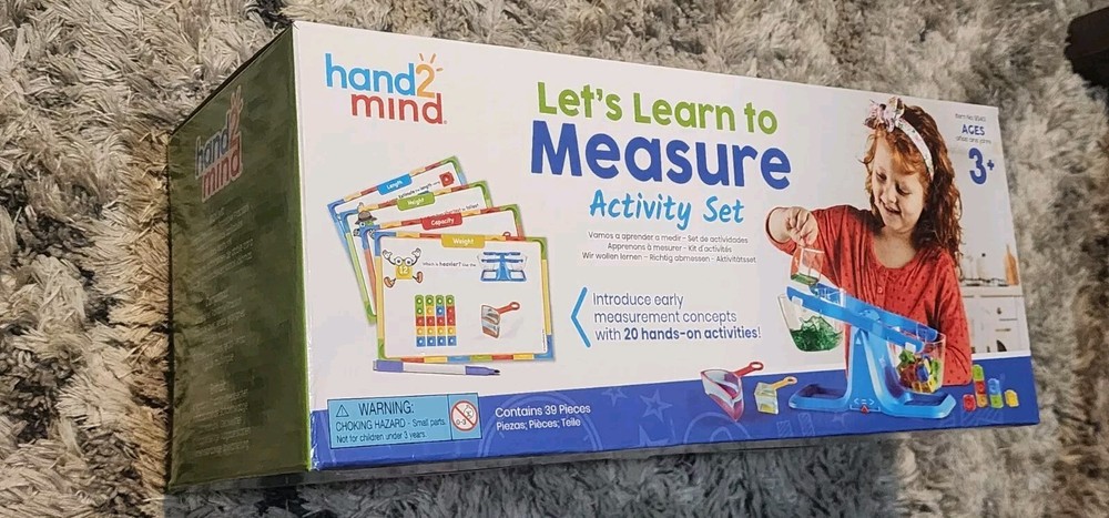 Let's Learn to Measure Activity Set - Hand2Mind School Educational Kids