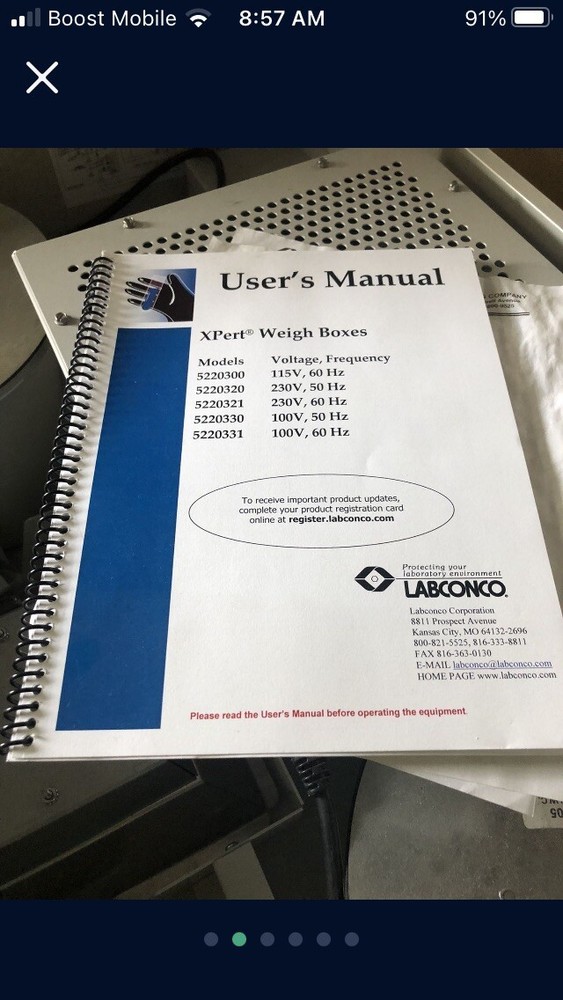 Labconco Xpert Weigh Box