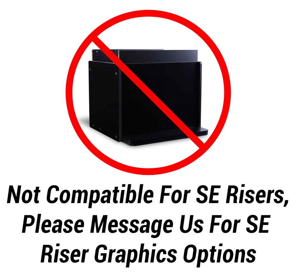 Asteroids Arcade 1up Cabinet Riser Graphic Decal Sticker