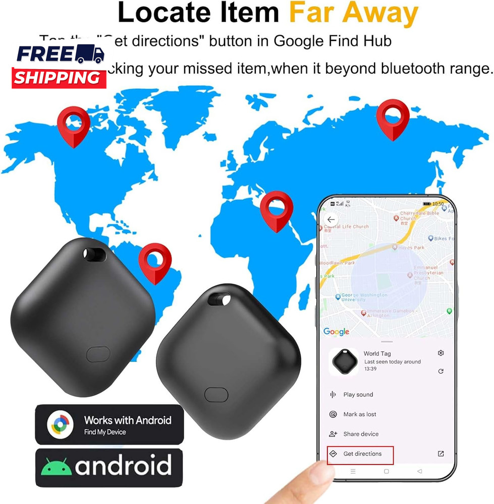 Bluetooth Tracker for Android 1 Pack Anti Lost Tag for Android Phones