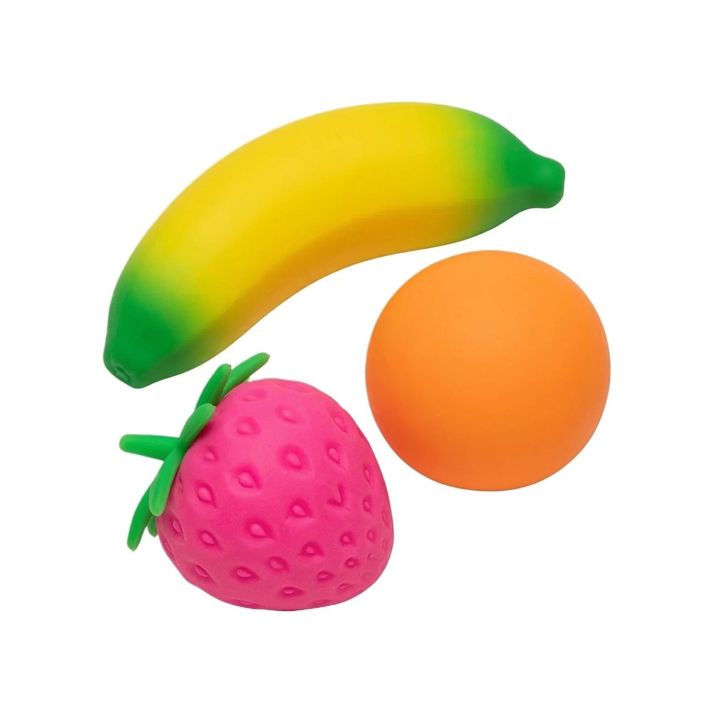 Groovy Fruit - Novelty Squeeze Toy(3pcs/set)