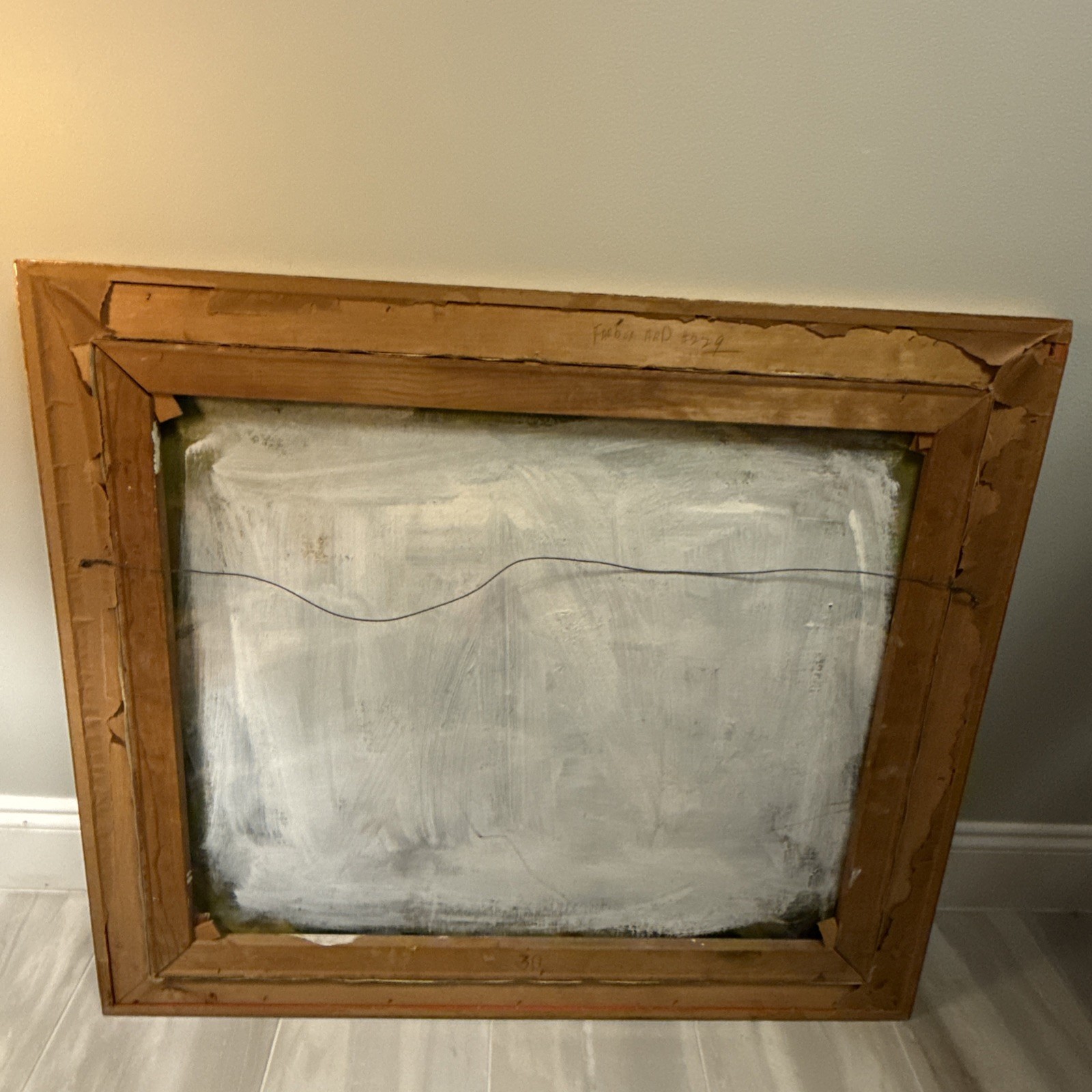 Vintage Florida Landscape Original Oil Painting On Canvas Framed Signed Rosen