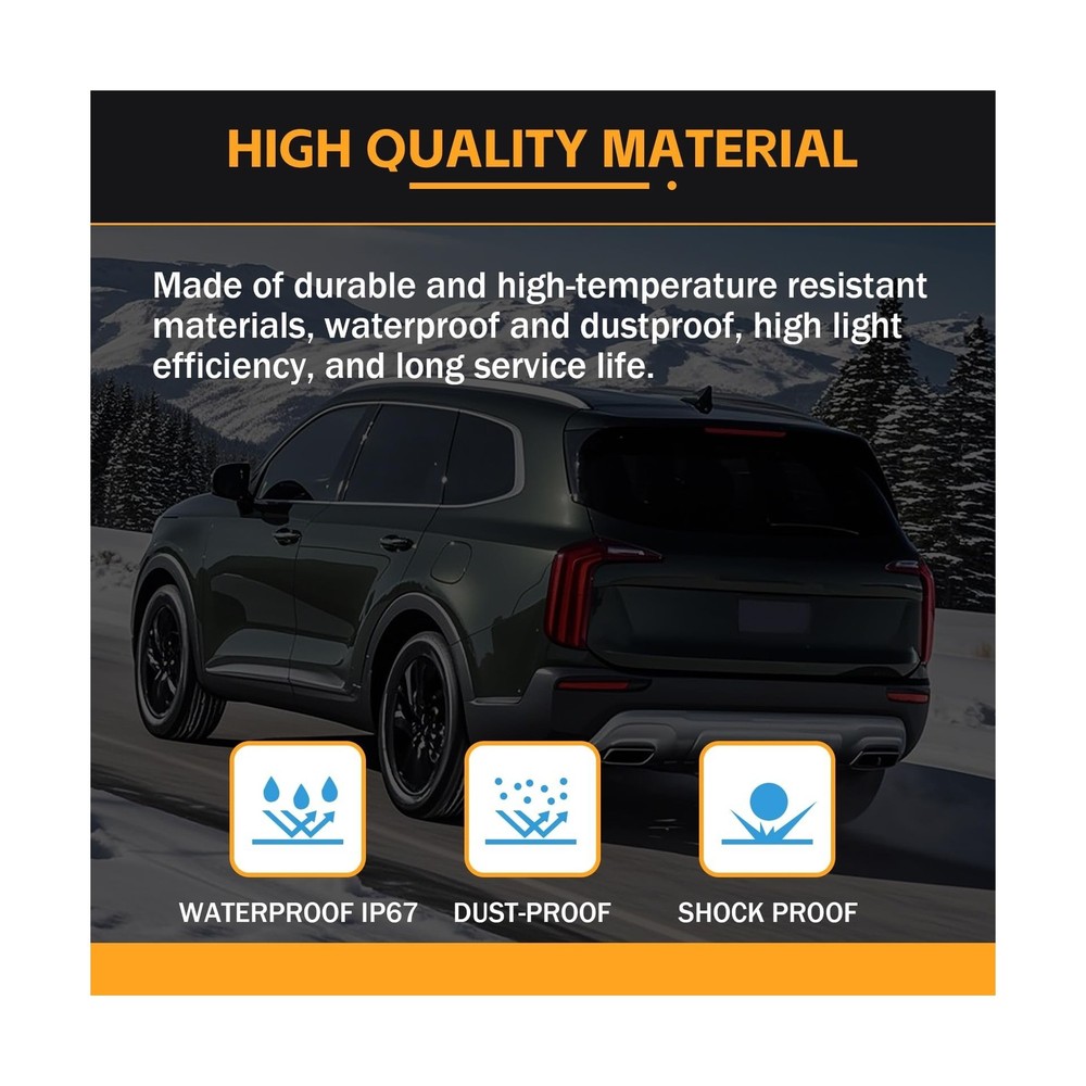 Ki2805165 Outer Tail Light LED Right Passenger Side Compatible with 2020 2021...
