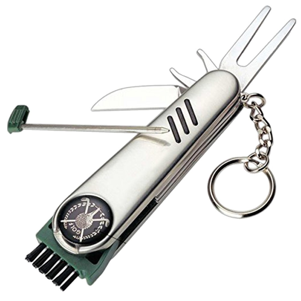 Deco Essentials Stainless Steel 7-in-1 Multi-Function Golf Tool
